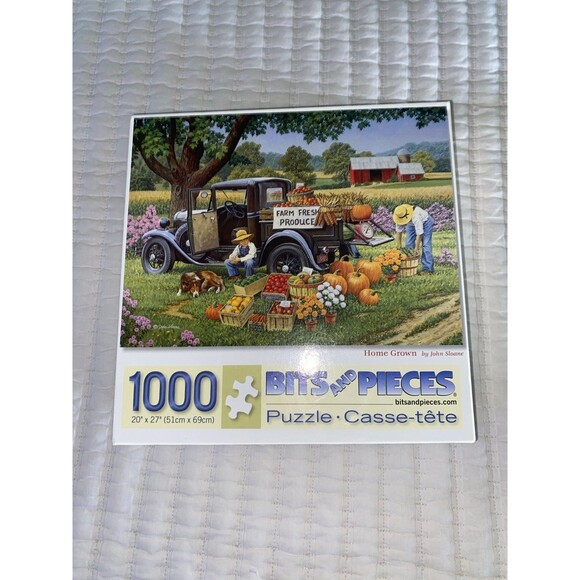 Bits and Pieces “Home Grown” 1000 piece Puzzle - Picture 1 of 3